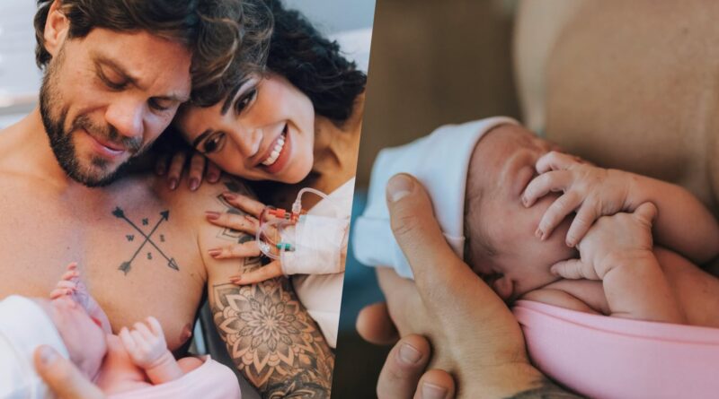 Paula Amorim, do BBB 18, anuncia nascimento da filha Marina