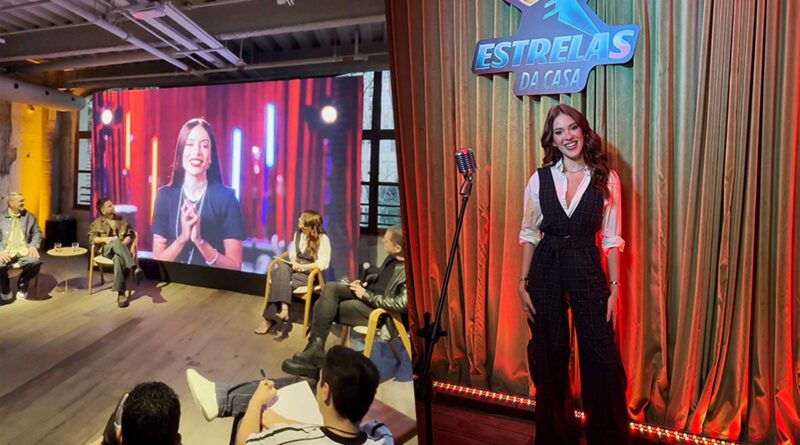 Estrelas da Casa: Belo, Junior e Anitta no lançamento
