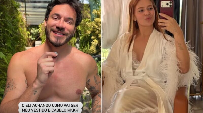 Viih Tube se arruma para festa de casamento; Eliezer tenta adivinhar vestido