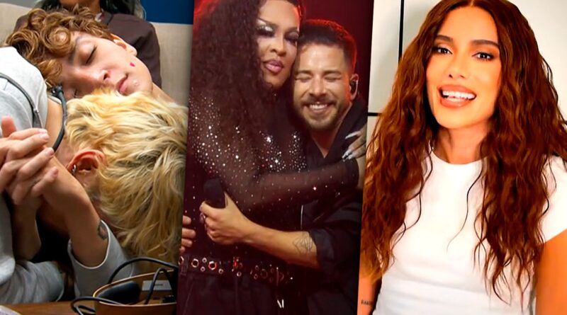 Dueto de Junior e Gloria Groove e Anitta sem filtro no Estrelas da Casa