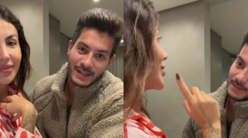 Arthur Aguiar e Jheny Santucci descobrem 2ª gravidez em vídeo emocionante