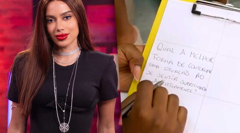 Anitta responde perguntas dos participantes do Estrelas da Casa